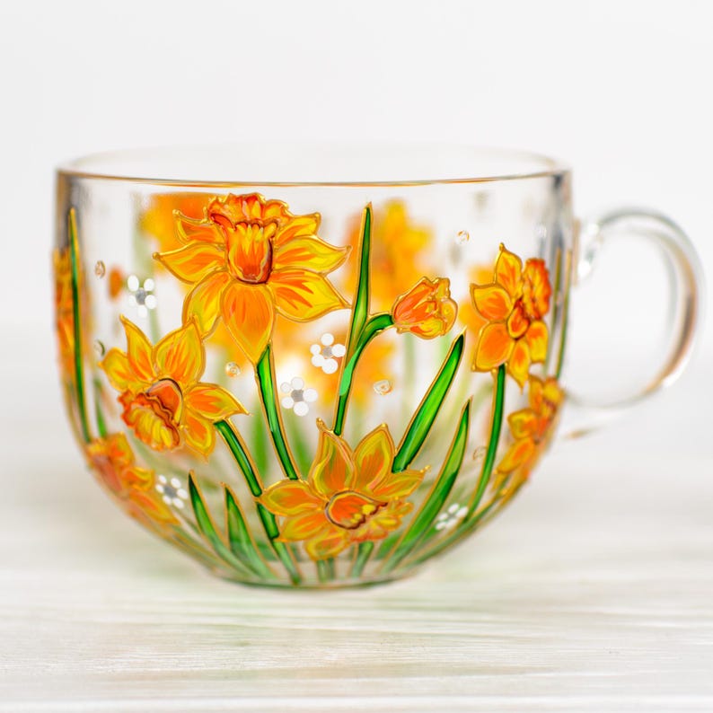 Daffodil Flower Mug