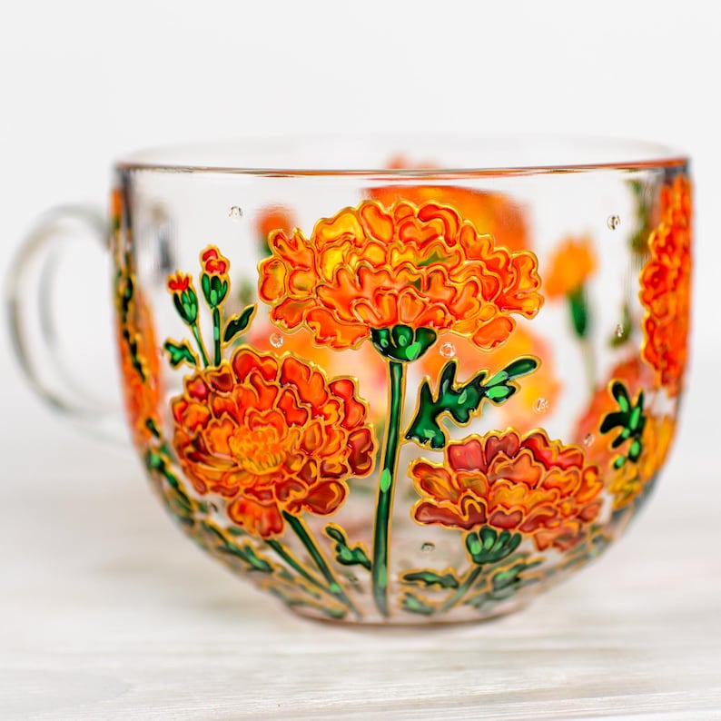 October Birth Flower Coffee Cup