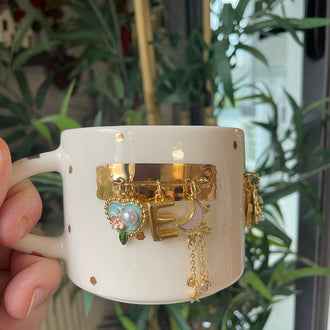 Turquoise-colored mug