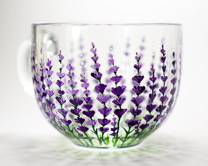 Hand Painted Peacock Mug, Bird Decor