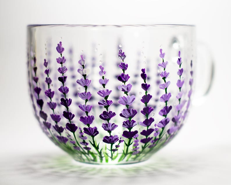 Hand Painted Peacock Mug, Bird Decor