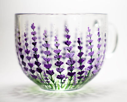 Hand Painted Peacock Mug, Bird Decor