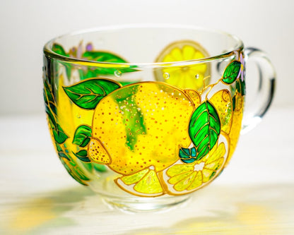 Lemon Coffee Mug, Amalficore Gift Mediterranean, Amalfi Coast Lemon