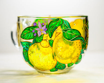 Lemon Coffee Mug, Amalficore Gift Mediterranean, Amalfi Coast Lemon