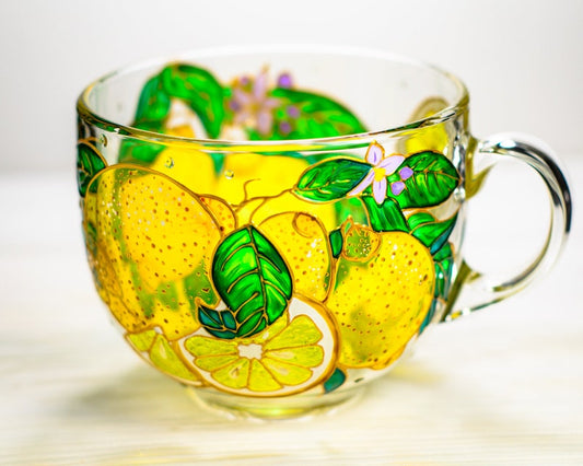 Lemon Coffee Mug, Amalficore Gift Mediterranean, Amalfi Coast Lemon