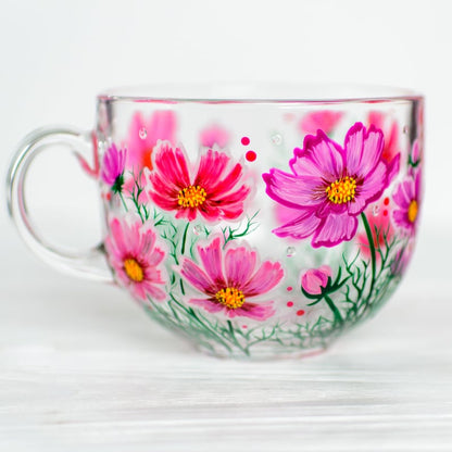 October Birth Flower Gift  Cosmos Flower Mug