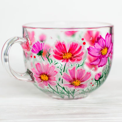 October Birth Flower Gift  Cosmos Flower Mug