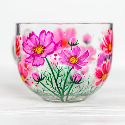 October Birth Flower Gift  Cosmos Flower Mug