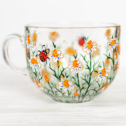 Handmade Daisy Mug: April Birth Flower