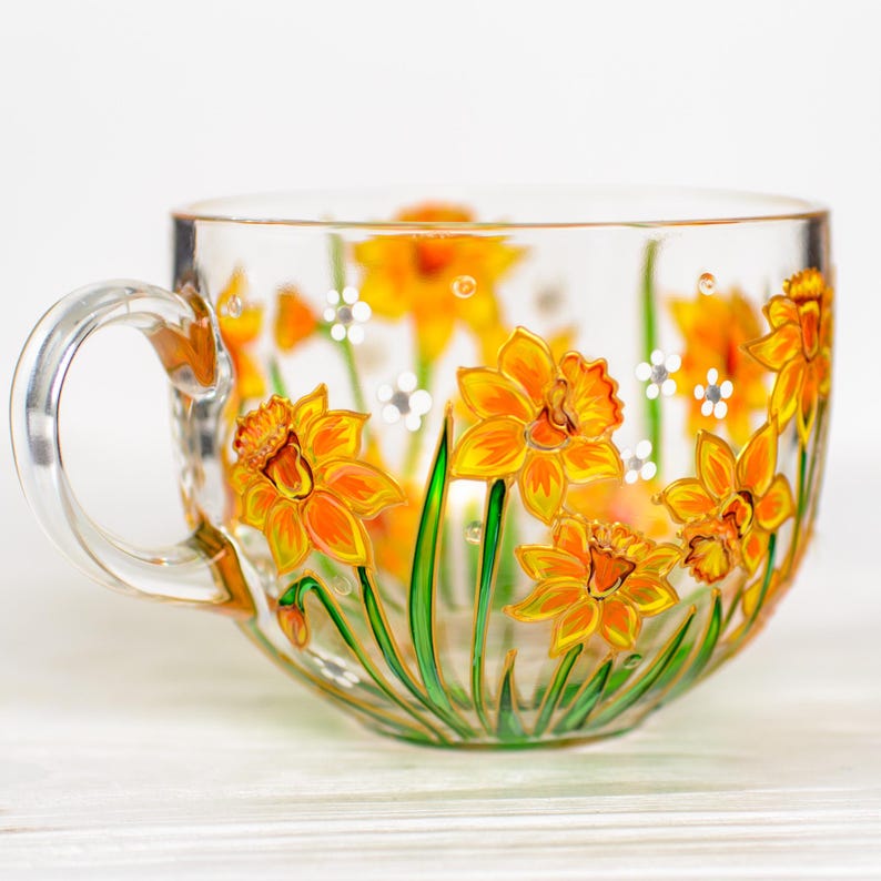 Daffodil Flower Mug