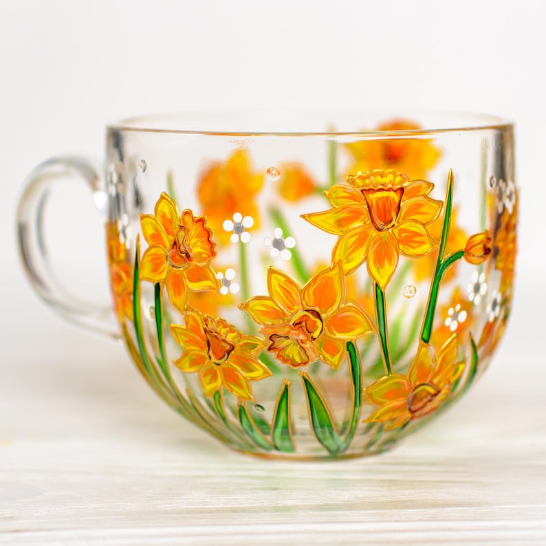Daffodil Flower Mug