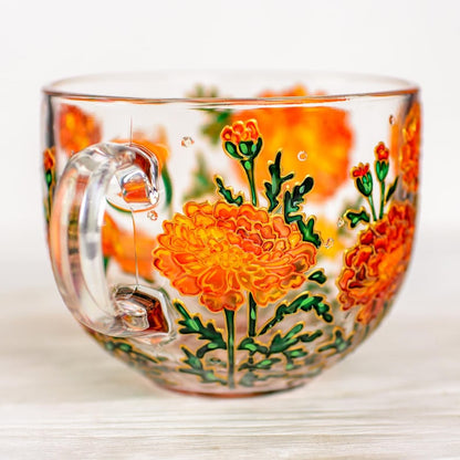 October Birth Flower Coffee Cup