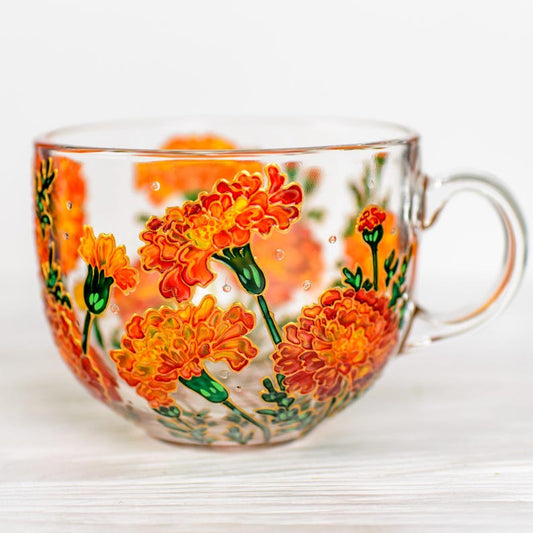 October Birth Flower Coffee Cup
